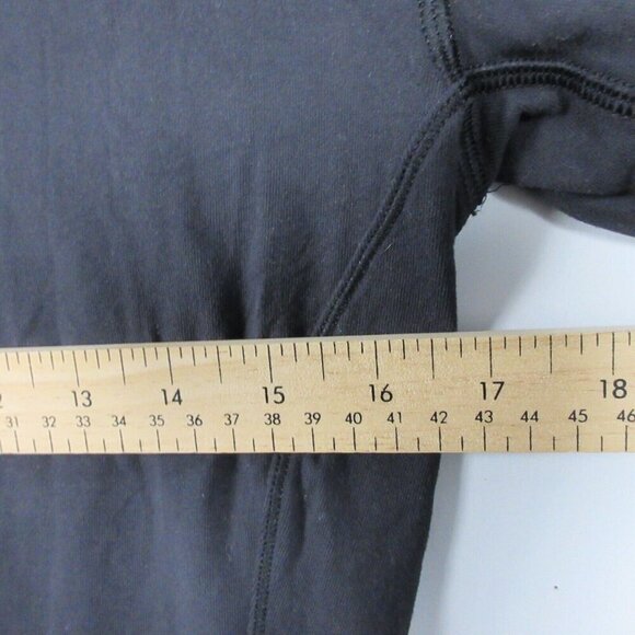 Lululemon Womens Rulu Long Sleeve Black Thumbholes Soft Pleated 6 Running 230 - Picture 8 of 10